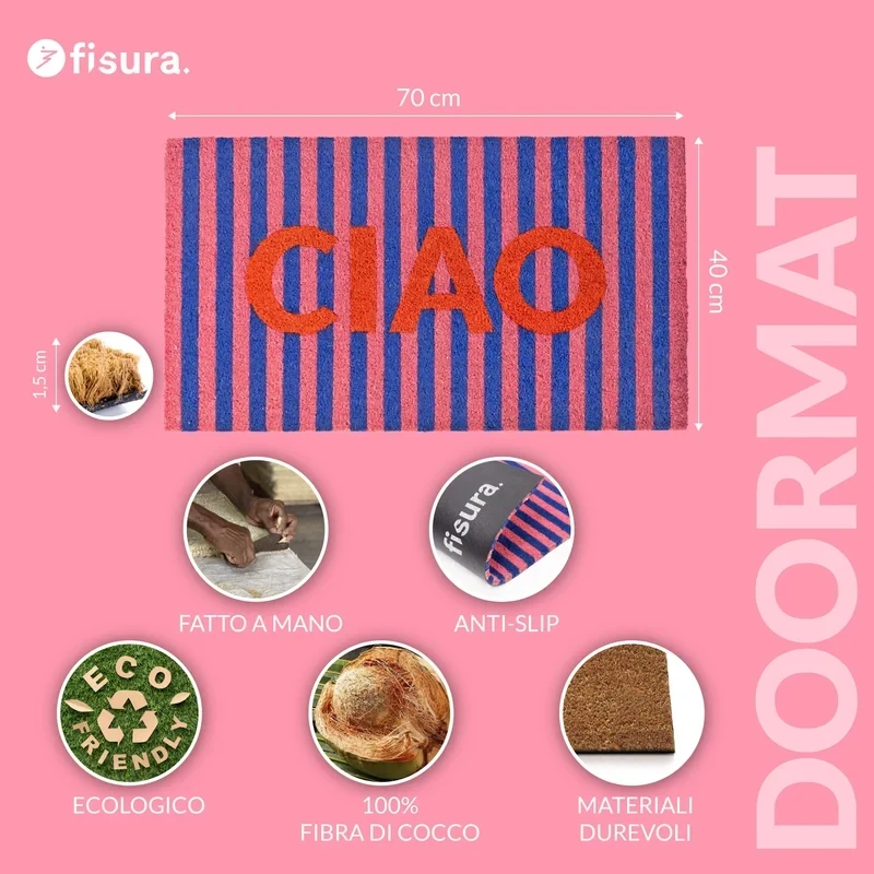 Fisura - 'Ciao' Doormat