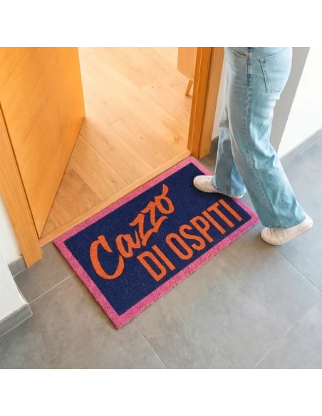 Fisura - "Ca**o di Ospiti" Doormat - Multicolor