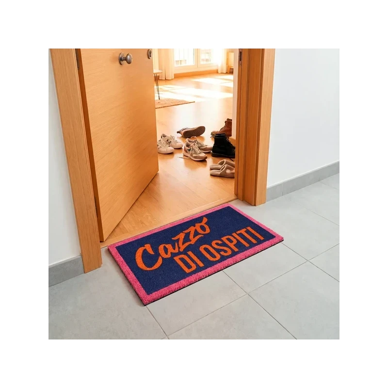 Fisura - "Ca**o di Ospiti" Doormat - Multicolor