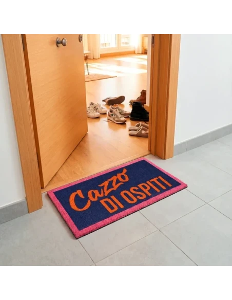 Fisura - "Ca**o di Ospiti" Doormat - Multicolor