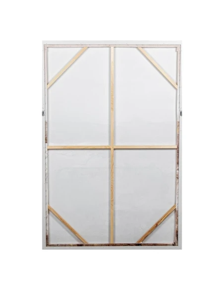 Camacho - Abstract Painting on Canvas with Natural Wood Frame - 80 x 120 cm