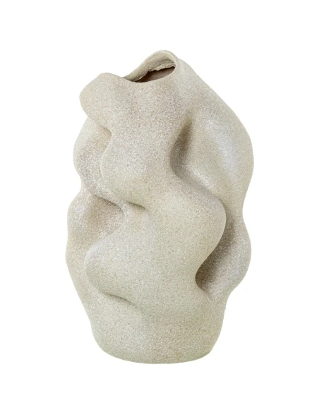 Camacho - Abstract Resin Vase - Beige