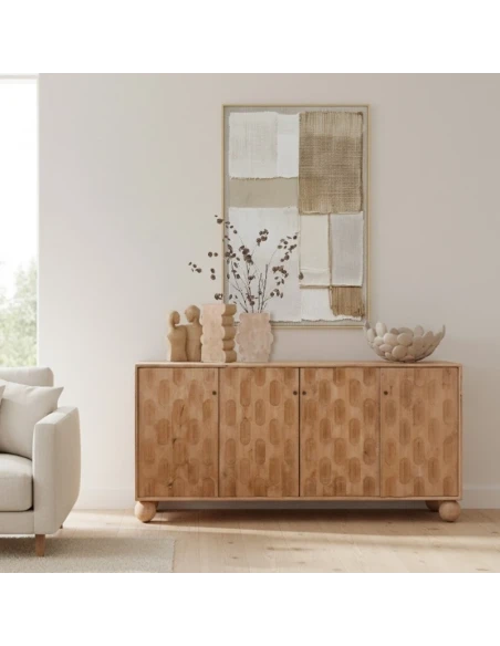 Camacho - Centrotavola in Resina - Beige