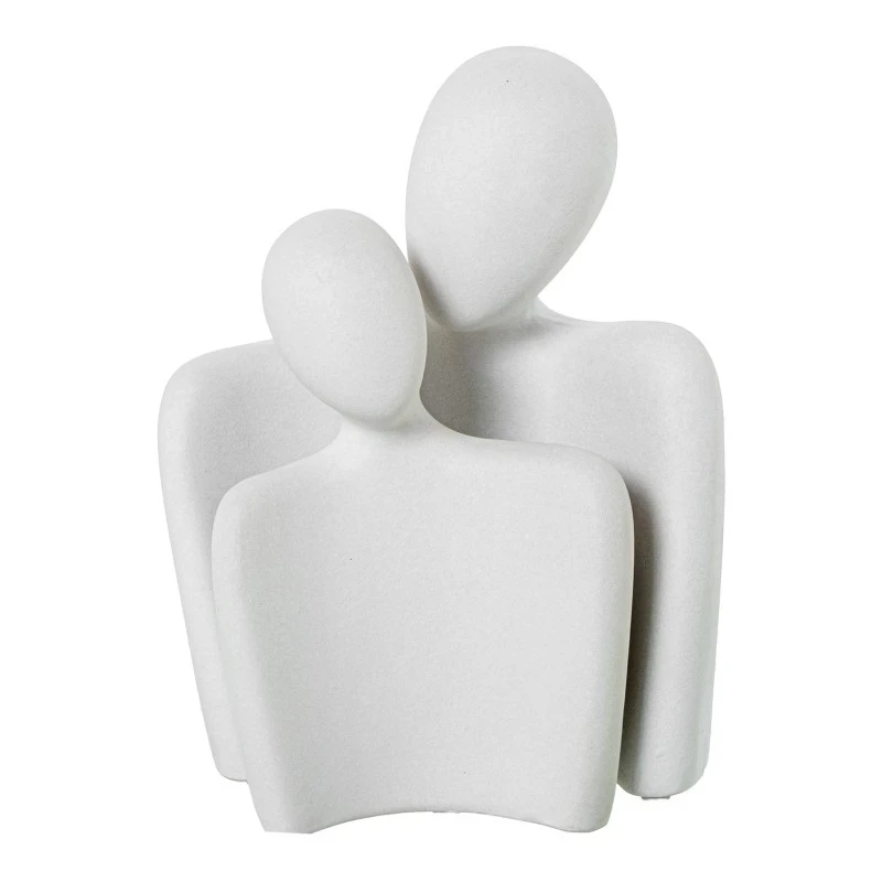 Camacho - Decorazione Coppia in Ceramica - Bianco