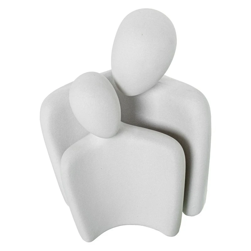 Camacho - Decorazione Coppia in Ceramica - Bianco
