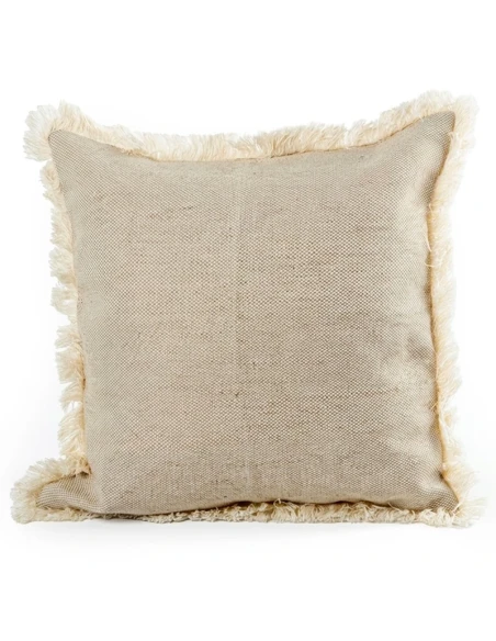 Camacho - Beige Raw Cotton Cushion - 45x45