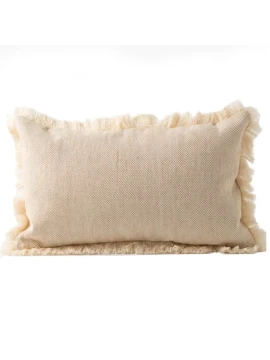 Camacho - Cuscino Cotone Crudo Beige - 50x30