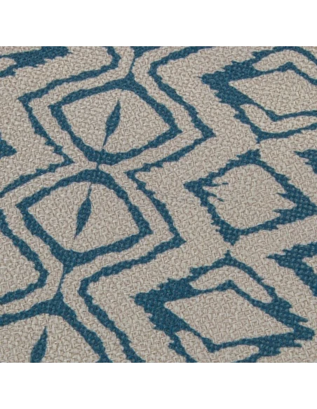Camacho - Runner Blu con Decorazioni - 45 x 160
