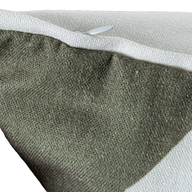 Camacho - Cuscino Decorato Verde e Bianco - 45 x 45