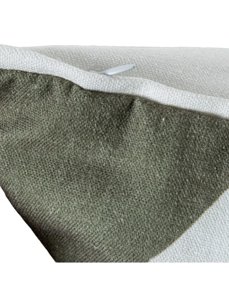 Camacho - Cuscino Decorato Verde e Bianco - 45 x 45