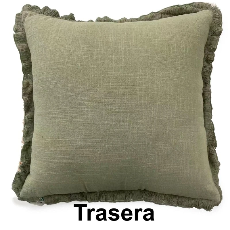 Camacho - Green Double-Sided Zippered Cushion - 45x45