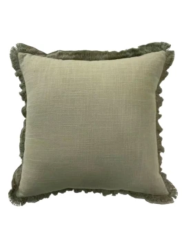 Camacho - Cuscino Verde a Doppia Faccia e Cerniera - 45x45