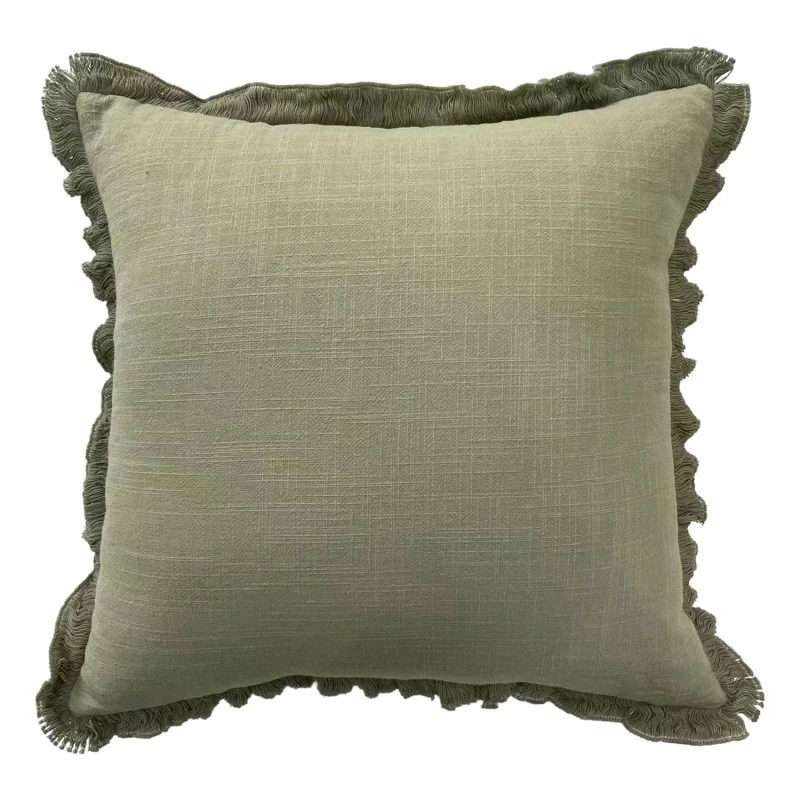 Camacho - Cuscino Verde a Doppia Faccia e Cerniera - 45x45