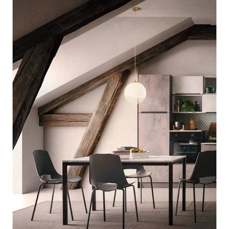 Redo Group - Berry Single Suspension Lamp - Chrome/Smoke Shade