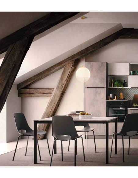 Redo Group - Berry Lampada a Sospensione  Singola - Cromo/Sfumato Fumè