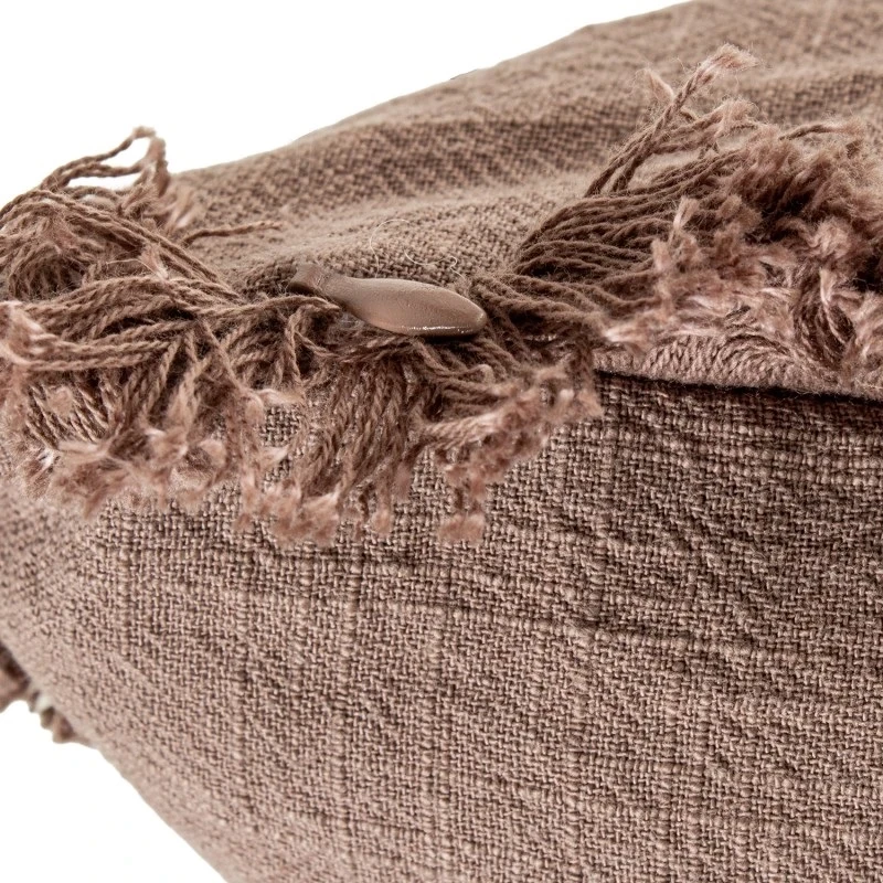 Camacho - Cuscino Marrone a Doppia Faccia e Cerniera - 45x45