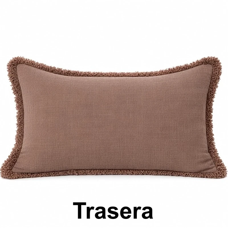 Camacho - Cuscino Marrone a Doppia Faccia e Cerniera - 30 x 50