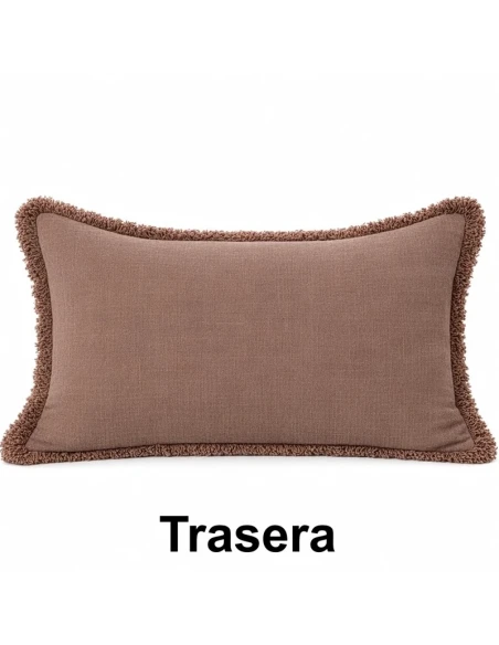 Camacho - Double-Sided Brown Zippered Cushion - 30 x 50