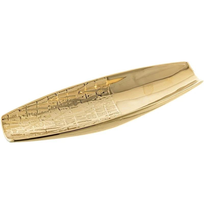 Camacho - Golden Ceramic Centerpiece - 33.5 x 10.5 x 4.5 cm