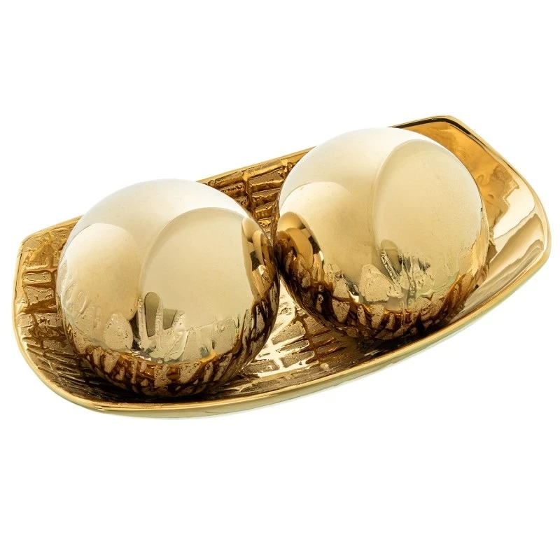 Camacho - Golden Ceramic Centerpiece - 27 x 15 x 6 cm