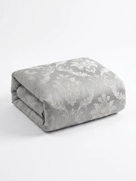 Blanc MariClò - Quilt Set with 2 Pillow Covers - Silver