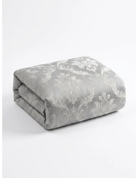 Blanc MariClò - Quilt Set with 2 Pillow Covers - Silver
