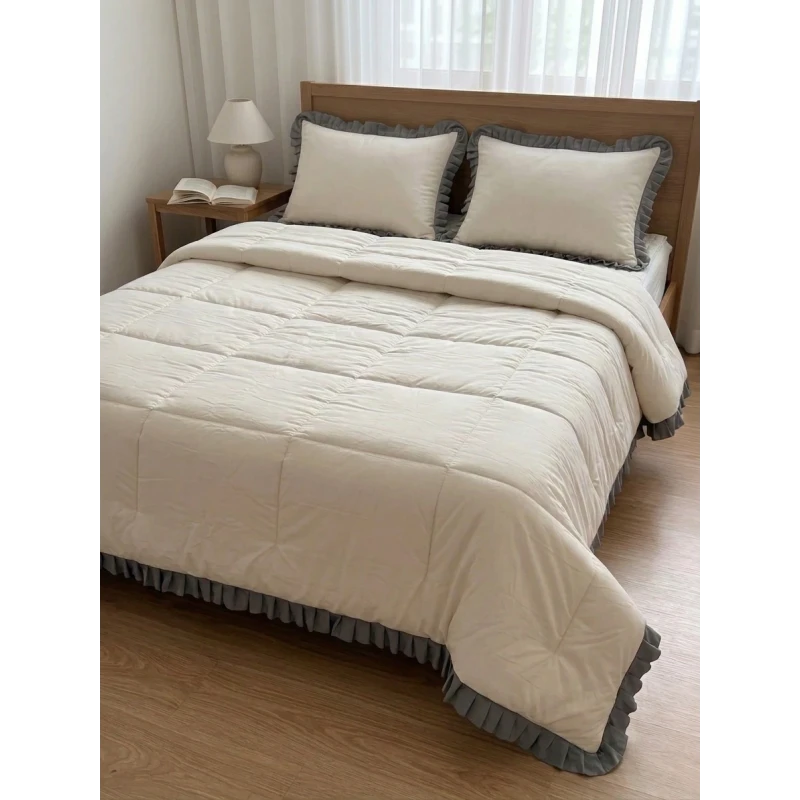 Blanc MariClò - Trapunta Microfibra Double Face - Panna e Grigio