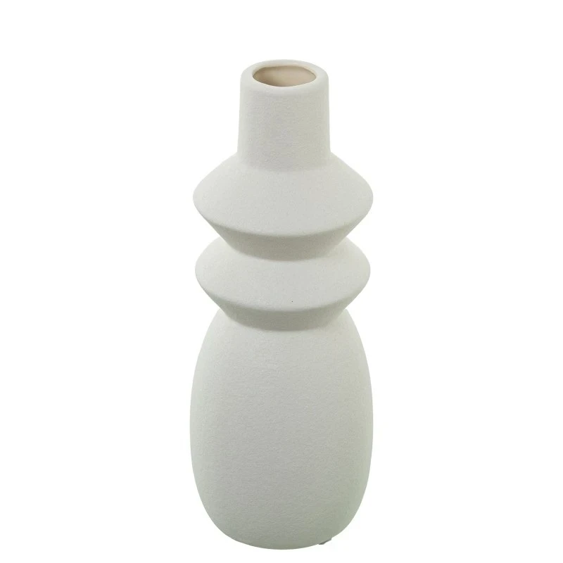 Camacho - Vaso in Ceramica Crema - 10 x 10 x 28 cm