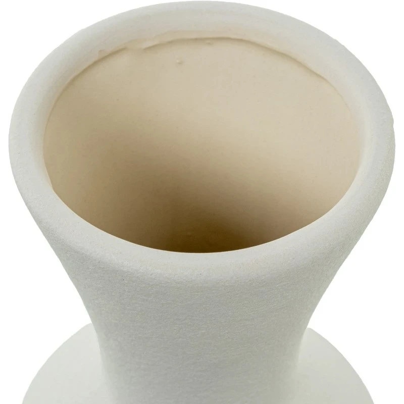 Camacho - Vaso in Ceramica Crema - 11 x 11 x 28 cm