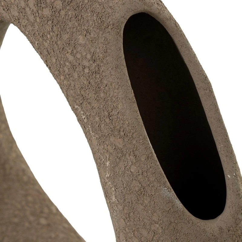 Camacho - Vaso Anello in Ceramica - Marrone Scuro