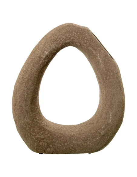 Camacho - Vaso Anello in Ceramica - Marrone Scuro