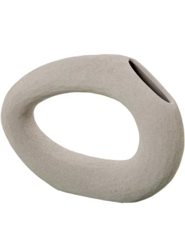 Camacho - Vaso Anello in Ceramica - Marrone Chiaro