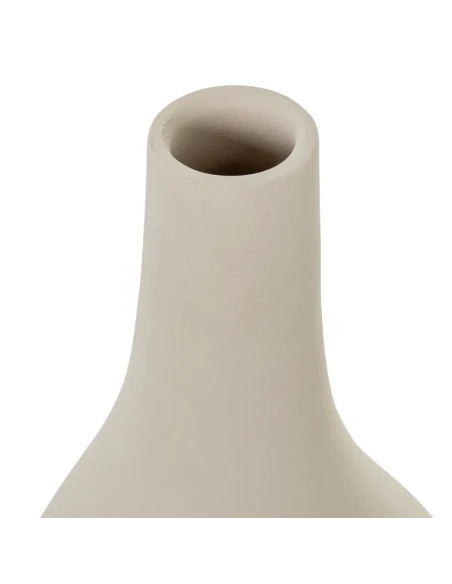 Camacho - Vaso in Ceramica Beige 19 x 19 x 38 cm