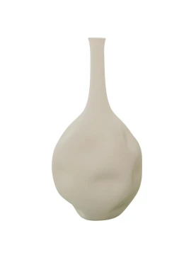 Camacho - Vaso in Ceramica Beige 22 x 22 x 46 cm