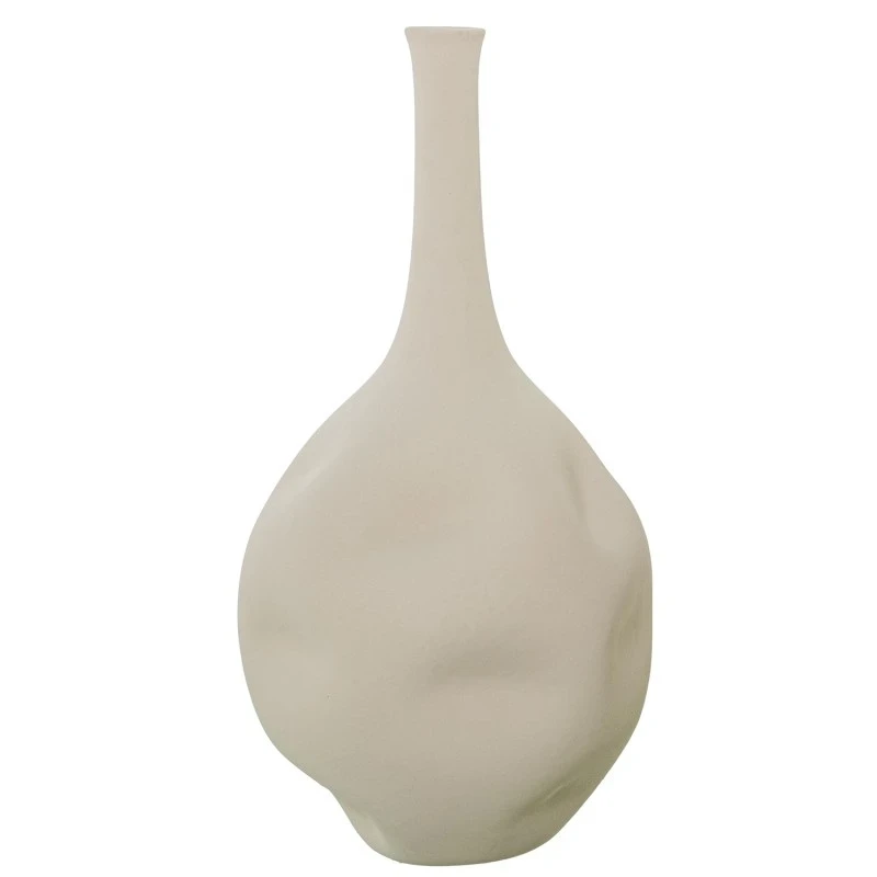 Camacho - Vaso in Ceramica Beige 22 x 22 x 46 cm