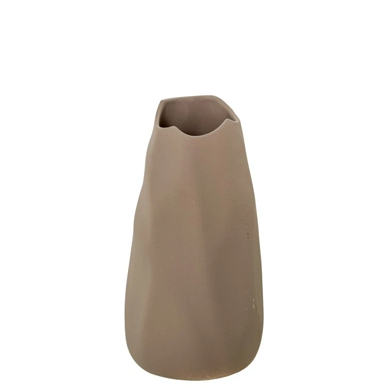 Camacho - Vaso in Ceramica Impermeabile H 28 cm - Marrone