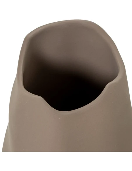 Camacho - Vaso in Ceramica Impermeabile H 28 cm - Marrone
