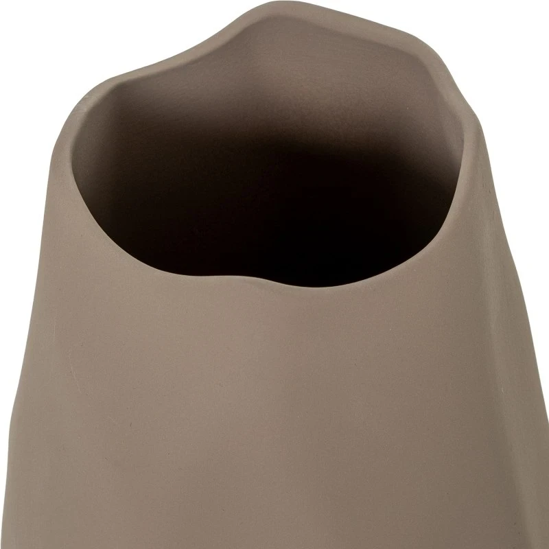 Camacho - Vaso in Ceramica Impermeabile H 36 cm - Marrone