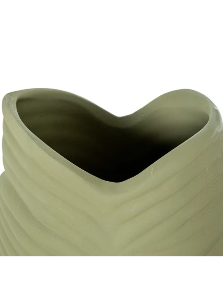Camacho - Vaso in Ceramica Impermeabile Foglia H 70 cm - Verde