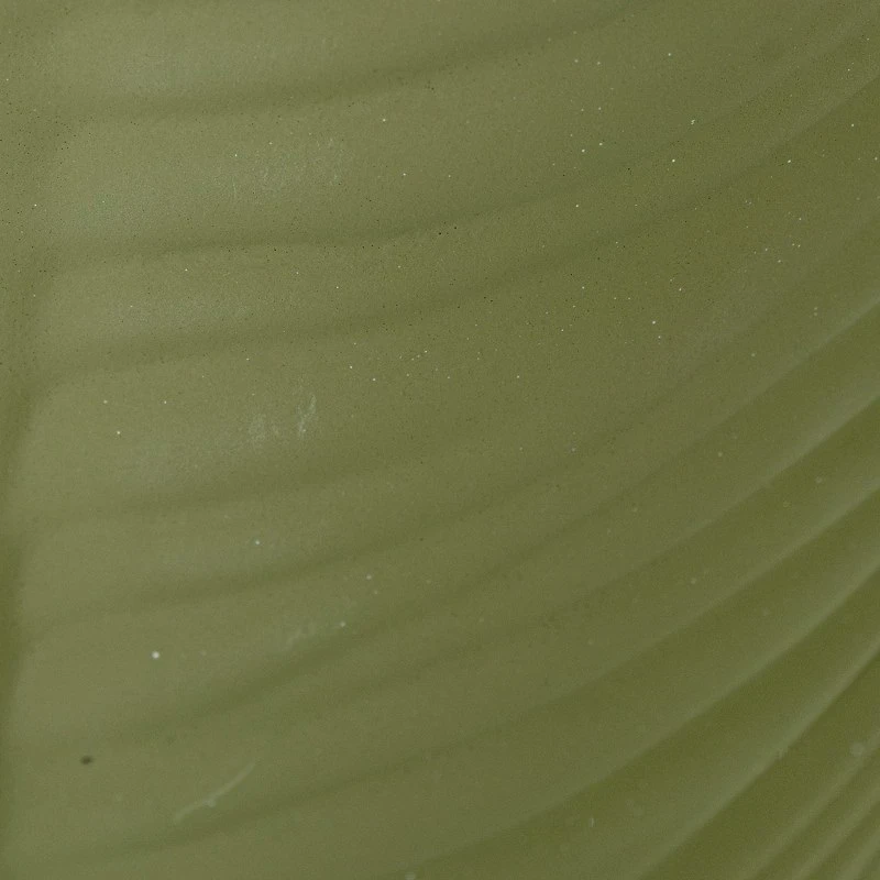 Camacho - Vaso in Ceramica Impermeabile Foglia H 40 cm - Verde