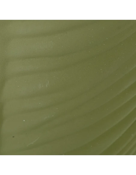Camacho - Vaso in Ceramica Impermeabile Foglia H 40 cm - Verde