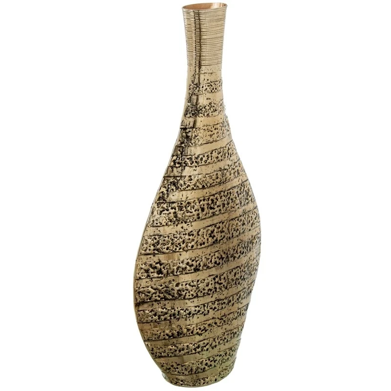 Camacho - Aluminum Vase H 66 cm - Gold