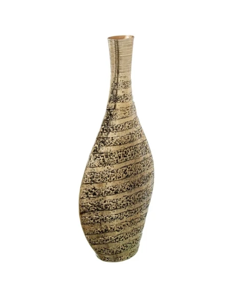 Camacho - Vaso in Alluminio H 66 cm - Dorato