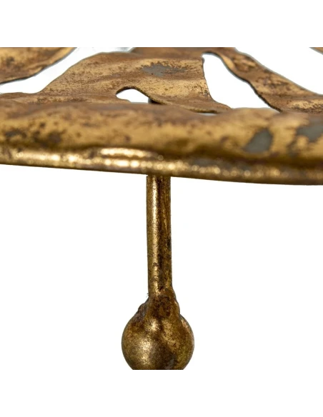 Camacho - Large Leaf Metal Tray - Gold
