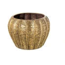 Camacho - Vaso Grande in Metallo Martellato - Dorato