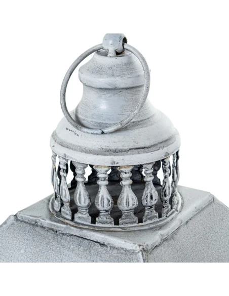 Camacho - Natural Wood Lantern - 16 x 16 x 43 cm