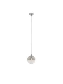 Redo Group - Berry Single Suspension Lamp - Chrome/Smoke Shade