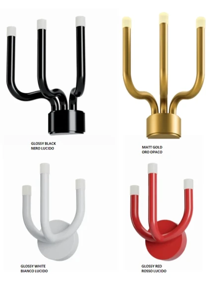 Redo Group - Luxor Lampada da Parete - Bianco Lucido