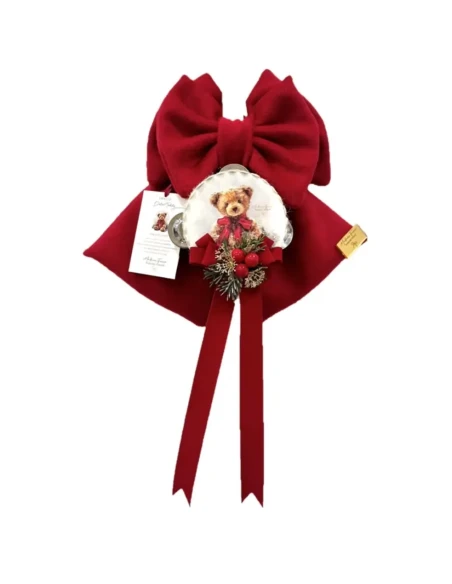 Madame Fioccò - Fiocco Rosso Dolce Teddy - H 30 cm