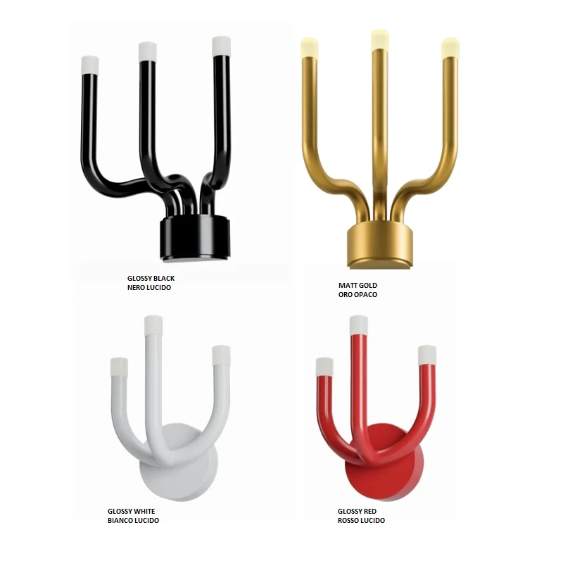 Redo Group - Luxor Wall Lamp - Glossy Red